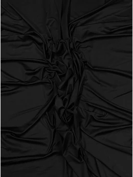 elasztikus polyester jersey /Derby fürdőruha /fekete