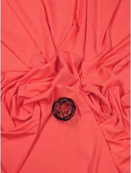 egyszínű fürdőruha jersey /neon korall