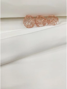 elasztikus egyszínű bolyhos futter /rayon /krém