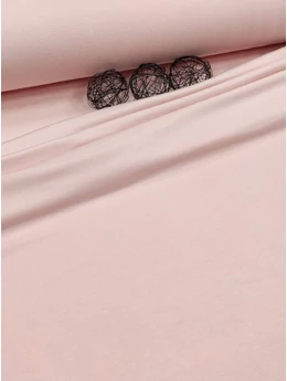 elasztikus egyszínű bolyhos futter /rayon /rózsaszín