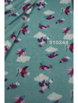 mintás wellsoft /madarak /menta