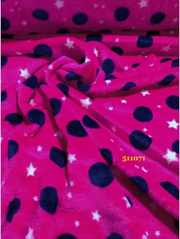 mintás wellsoft /pöttyös (3cm) /sötét pink-sötét kék
