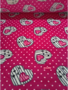 mintás wellsoft /csíkos szivecske mintás /pink