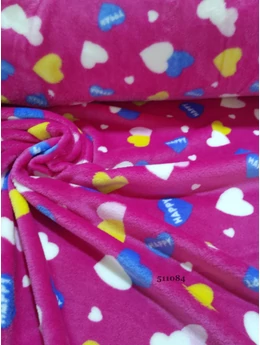 mintás wellsoft /HAPPY szivecske /pink