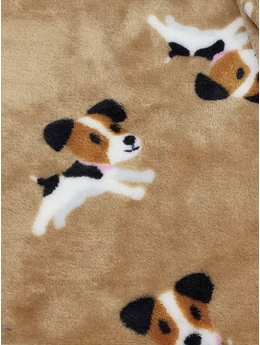 mintás wellsoft /foxi kutyus (foxi szemből 4.8cm×6.7cm) /karamell