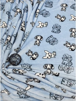 mintás wellsoft /kutyabarátok (dalmata 7cm*5cm) /jégkék