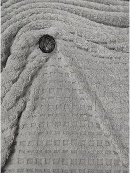 jacquard mintás sherpa /kocka 2cm*2cm /ezüst