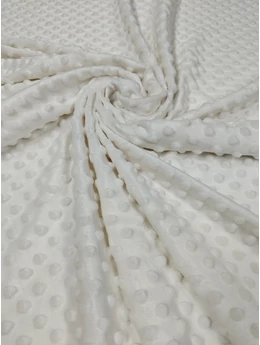 minky dot /beige