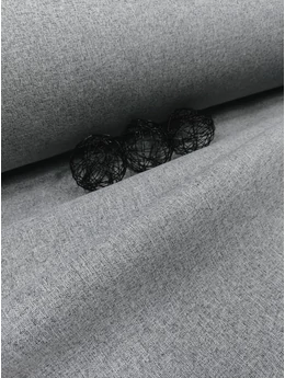 fényzáró sötétítő anyag /Black out /melange szürke /300cm széles