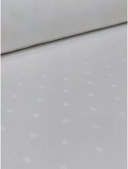 mintás damaszt anyag /szennytaszító /apró kockás (0,5cm*0,5cm) /fehér
