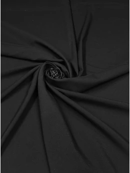 elasztikus kevertszálas szövet /T/R twill /vastag /Fekete