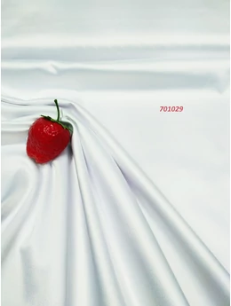 elasztikus pamutszatén /fehér
