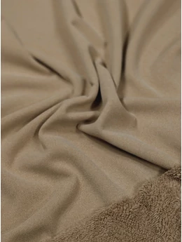 elasztikus kabát sherpa /karamell latte