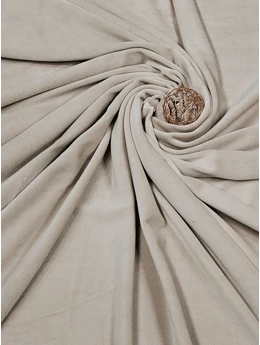 elasztikus egyszínű plüssvelúr /beige