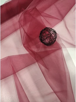 organza /150cm széles /bordó