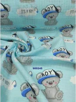 pelenka anyag /boy maci (11cm*9cm)