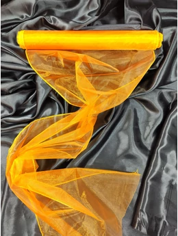 organza /37cm széles /narancssárga (8,7 méter)