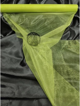 organza /37cm széles /kiwi (10 yard)
