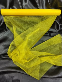 organza /37cm széles /citromsárga (10 yard)