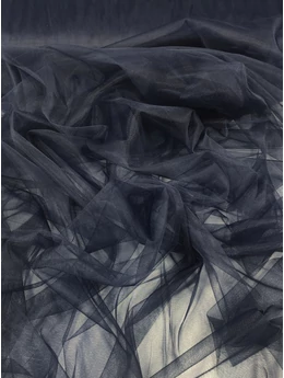 puha tüll /300cm széles /sötétkék(FÉLMÉTER)