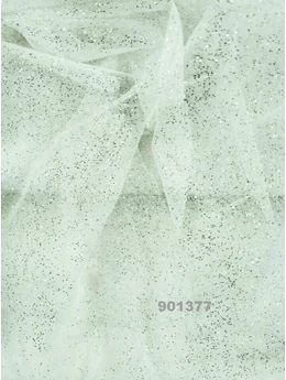 elasztikus glitteres tüll /fehér(FÉLMÉTER)