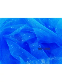 elasztikus glitteres tüll /királykék(FÉLMÉTER)