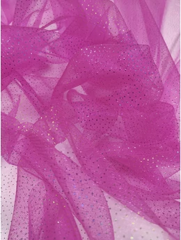 prémium glitteres tüll /kétoldalas /Barbie pink