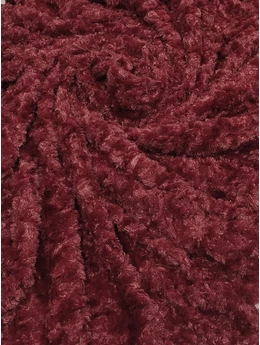 rövidszőrű műszőrme /bordó