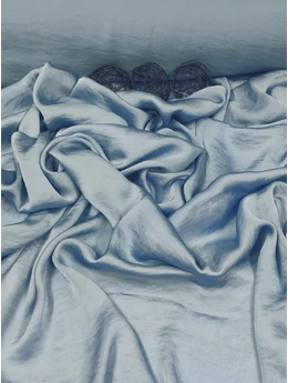 egyszínű selyemfényű szatén /dusty blue
