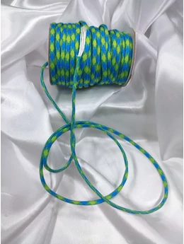 paracord ejtőernyő zsinór /Ø4 mm /türkizkék-kiwizöld