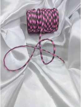 paracord ejtőernyő zsinór /Ø4 mm /rózsaszín-szürke