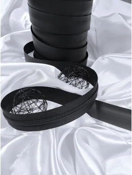 vízálló cipzár /RT10 matt /30mm /fekete