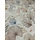 mintás vastag vászon DIGITAL PRINT /canvas /legyezőpálmák (kék pálmalevél 14,5cm×8,4cm) /festett hatású törtfehér(FÉLMÉTER)
