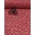 kevertszálas mintás vászon /népi apró virágos félmargaréta (2 négy szirmú 2.1cm×1.9cm) /piros(FÉLMÉTER)