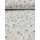 mintás pamutvászon /mákvirágok (virág szárral 13cm×6cm) /fehér(FÉLMÉTER)