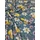 elasztikus mintás pamut jersey DIGITAL print /narancsos virágzás (fehér virág levéllel 8,7cm×5,8cm) /dusty blue(FÉLMÉTER)