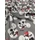 elasztikus mintás futter DIGITAL PRINT /Mickey a Mickeyben (minta 4.9cmx5cm) /szürke(FÉLMÉTER)