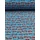 mintás fürdőruha jersey /tűzoltó autók (autó létrával 4.6cm×3.1cm) /világos türkizkék(FÉLMÉTER)