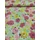 elasztikus mintás twill jersey /rózsaszín-sárga rózsás (sárga rózsa feje 6cm×5.2cm) /fehér(FÉLMÉTER)