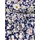 mintás flokon /ragyogó virágok (3 virág 4,8cm×5,2cm) /sötétkék(FÉLMÉTER)