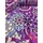 mintás flokon /mandala kollázs (1 kör átmérője 63cm) /pink-lila(FÉLMÉTER)