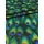 vízlepergetős mintás vastag vászon DIGITAL PRINT /canvas /pávatollak (1 toll 14cm×6,5cm) /fekete(FÉLMÉTER)