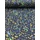 mintás softshell /festői cseppek (sárga csepp 1cm×1cm) /sötétkék(FÉLMÉTER)