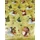 viaszos vászon /Mikulás és hóember (hóember szánnal 14cm*11cm) arany(FÉLMÉTER)