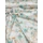 mintás elasztikus szatén /Armani /türkizkék-arany virágok (legnagyobb türkizkék virág 6cm×5.3cm) /fehér(FÉLMÉTER)