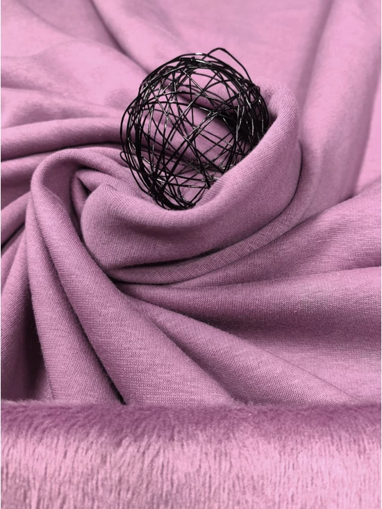 egyszínű warmkeeper /szőrös szabadidő anyag /lilás mályva