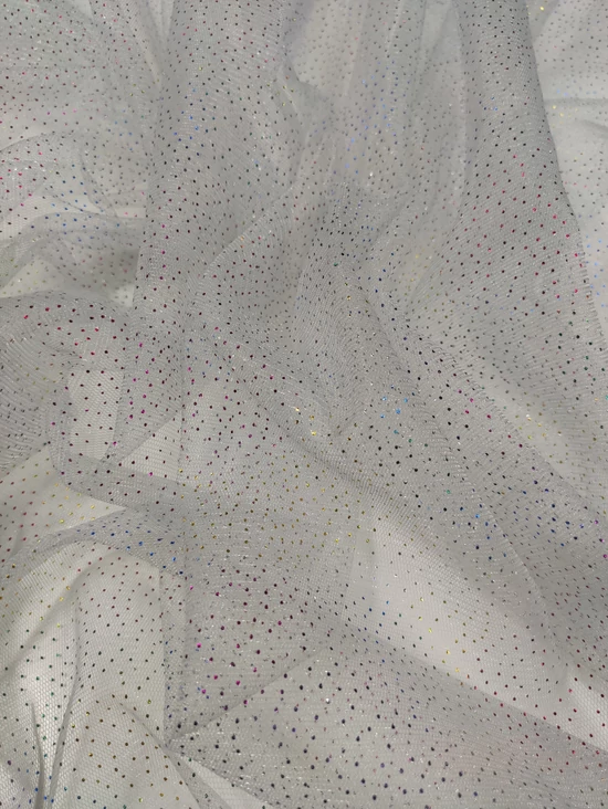 prémium glitteres tüll /kétoldalas /Hamupipőke hamvaskék(FÉLMÉTER)
