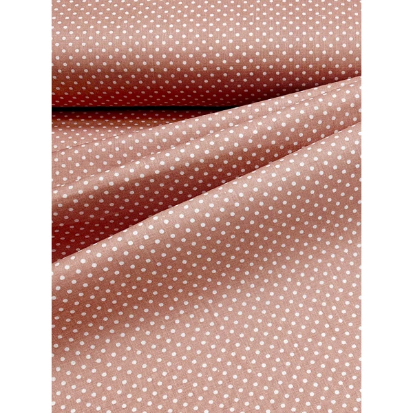 mintás pamutvászon /pöttyös 2mm /világos mályva