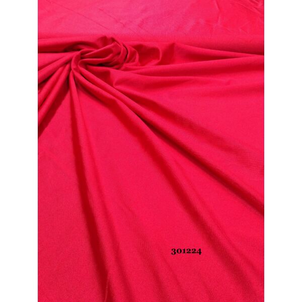 egyszínű fürdőruha anyag /fényes piros