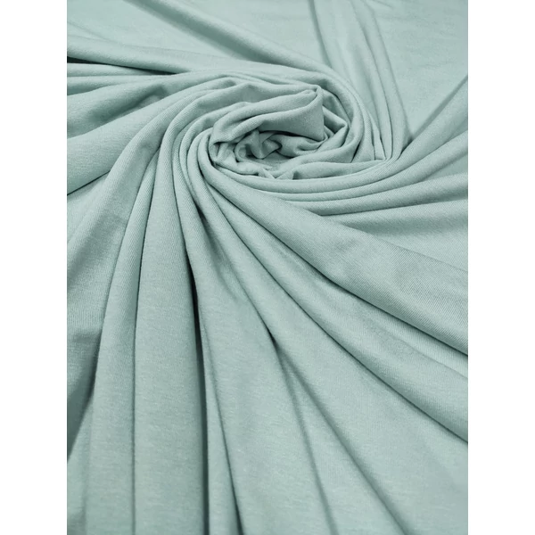 egyszínű viszkóz jersey /dirty mint(FÉLMÉTER)